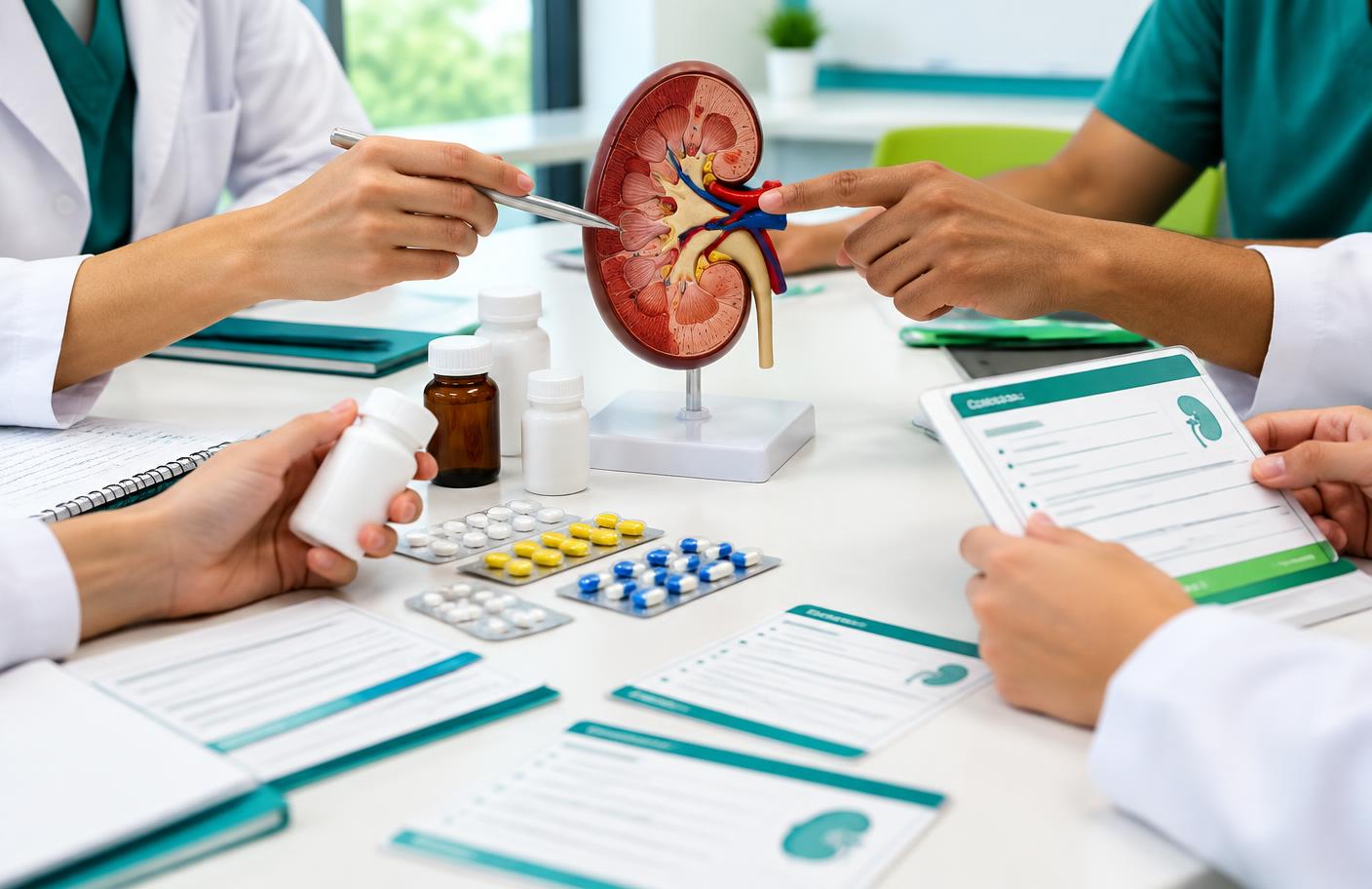 Étude collective des risques médicamenteux pour le rein